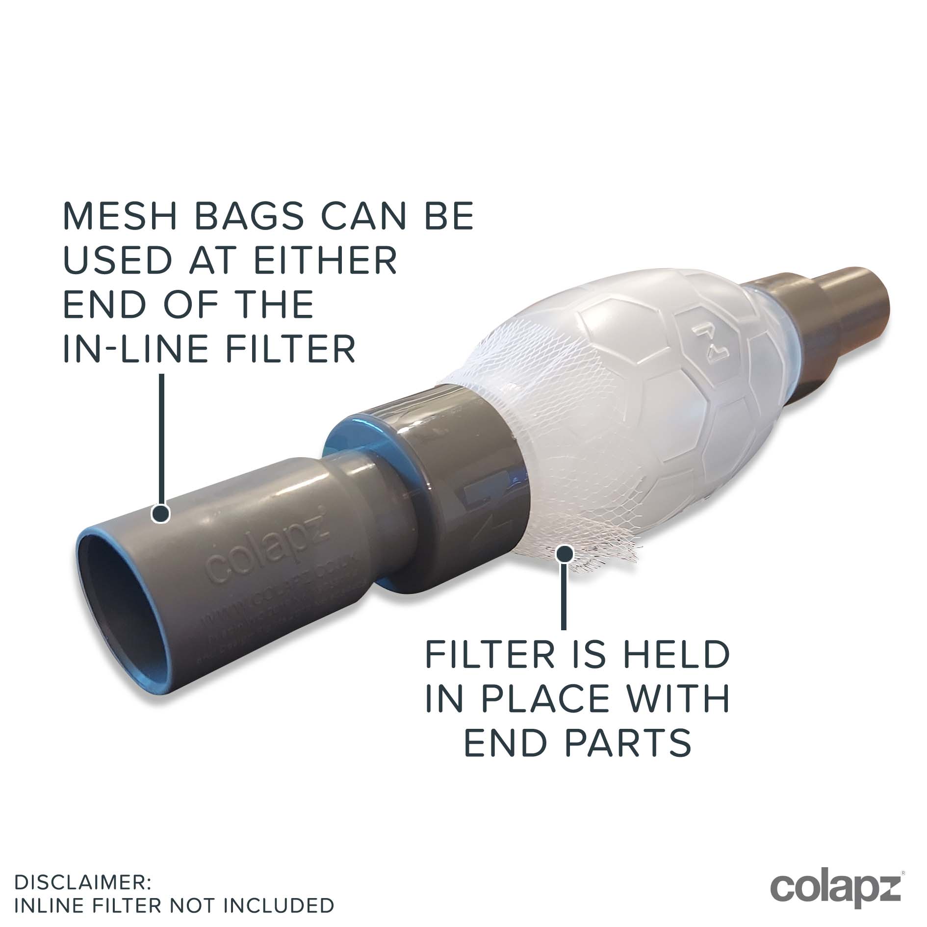 Flexi Pipe INLINE Mesh Filters