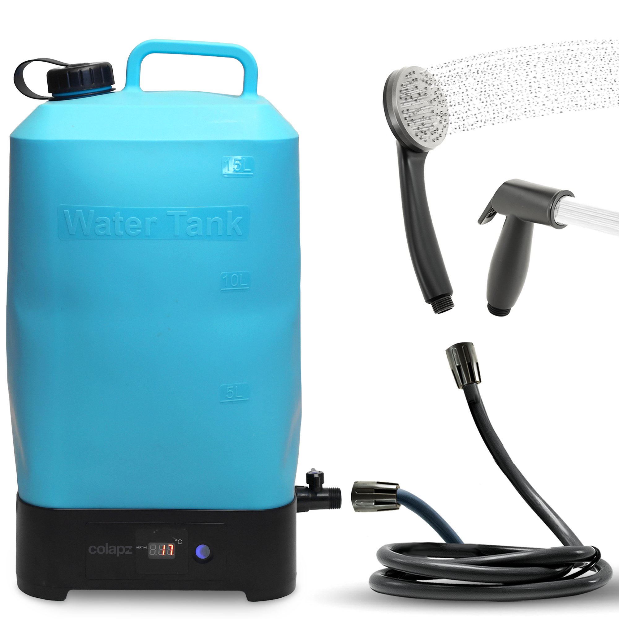USB Rechargeable Portable Heated Shower