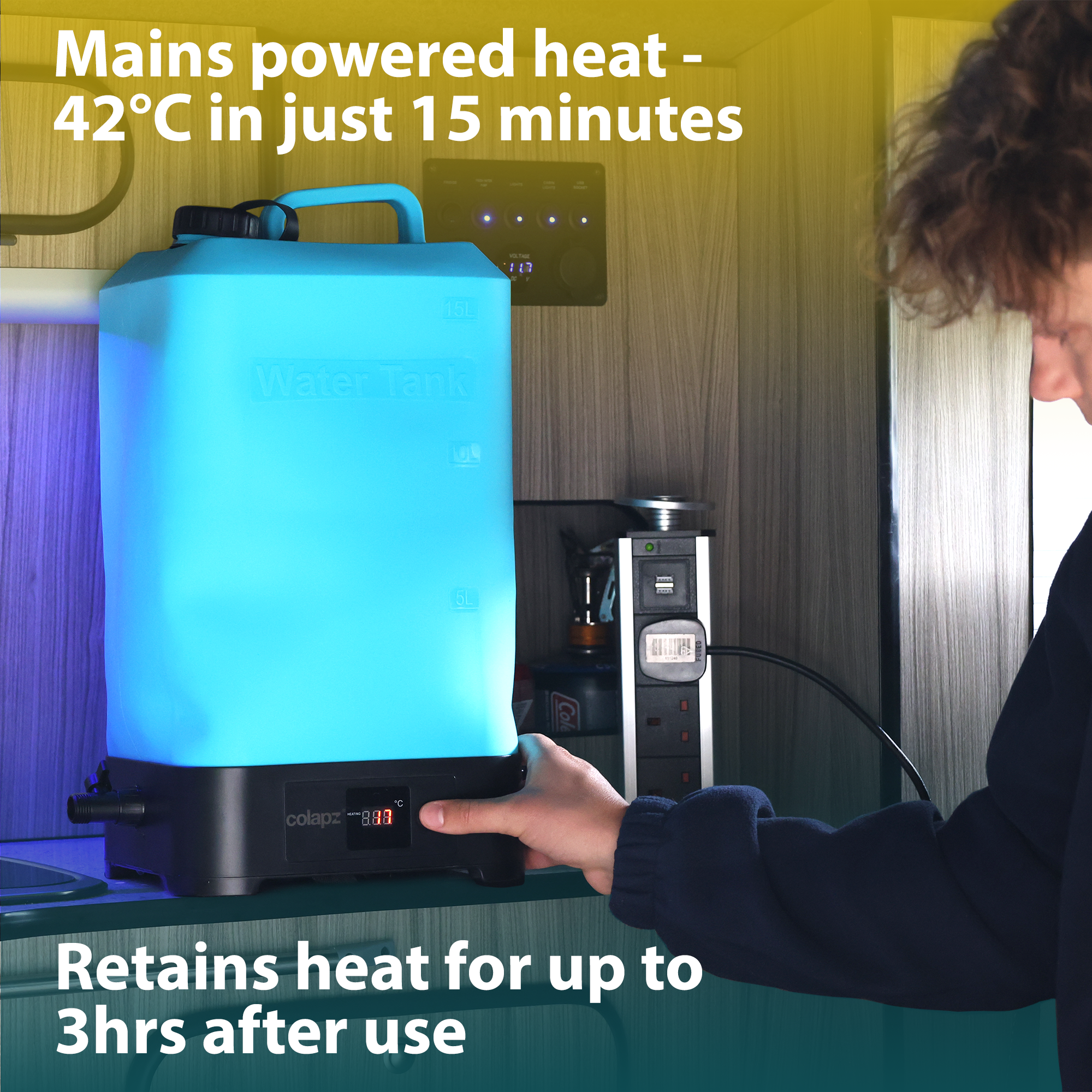 USB Rechargeable Portable Heated Shower