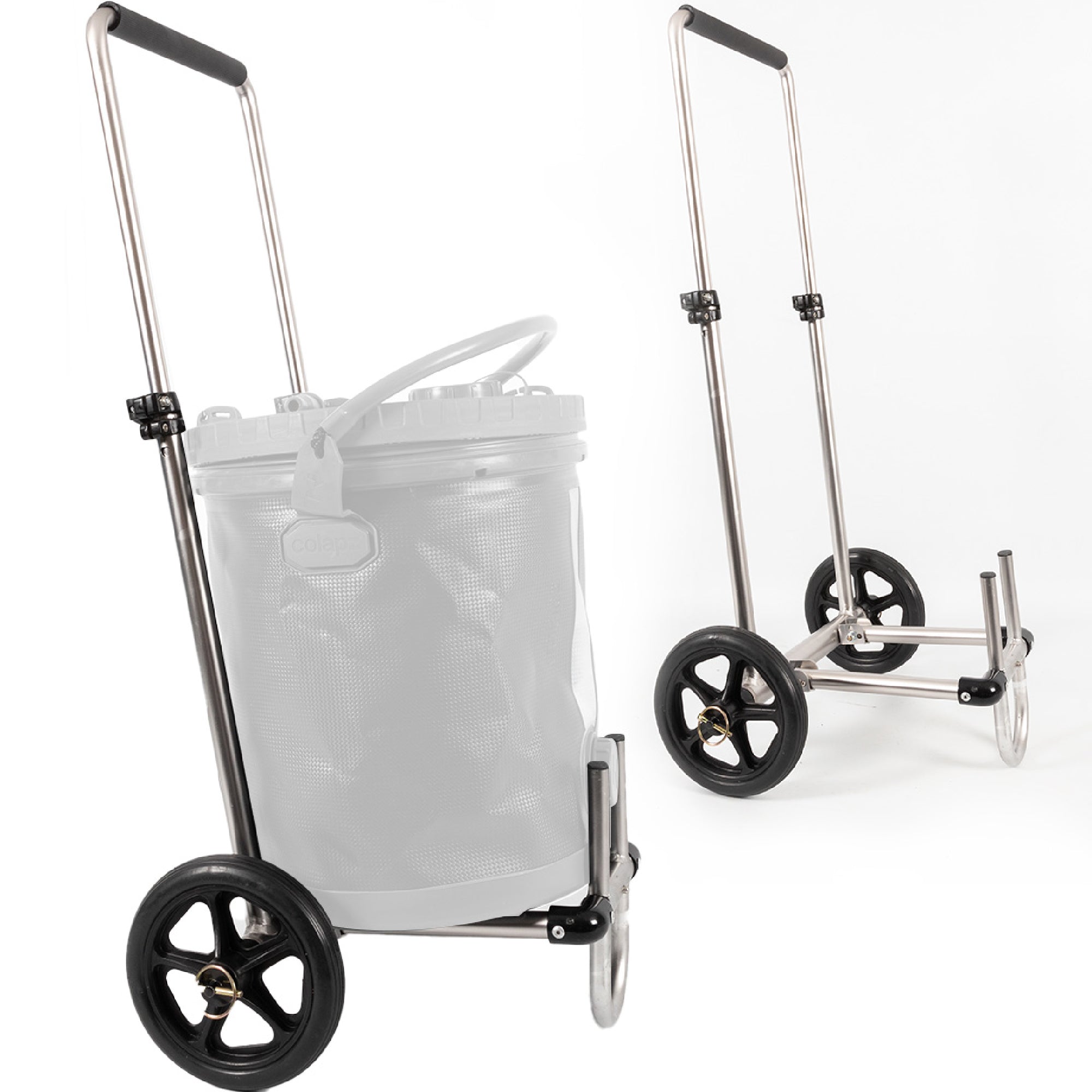 Trolley for 20L Collapsible 2-in-1 Water Carrier & Bucket with Lockable Lid