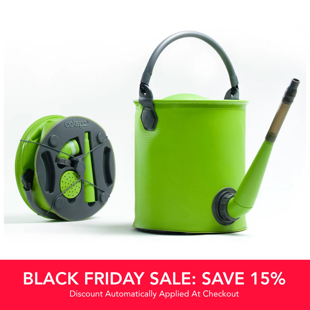 Collapsible 9L Watering Can & Bucket - Durable & Recyclable Food Grade Plastic