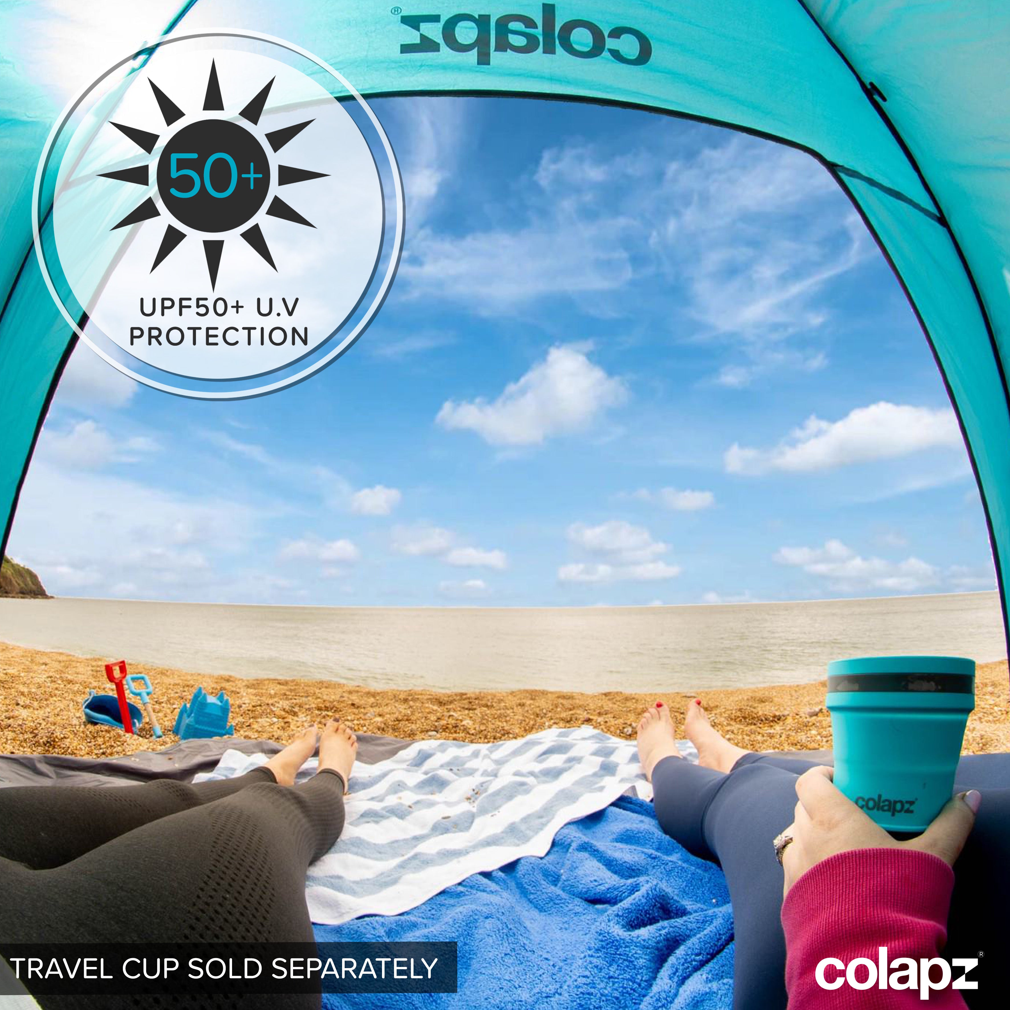 decathlon pop up beach tent Pop-up Beach Tent With SPF50+ Protection – Colapz
