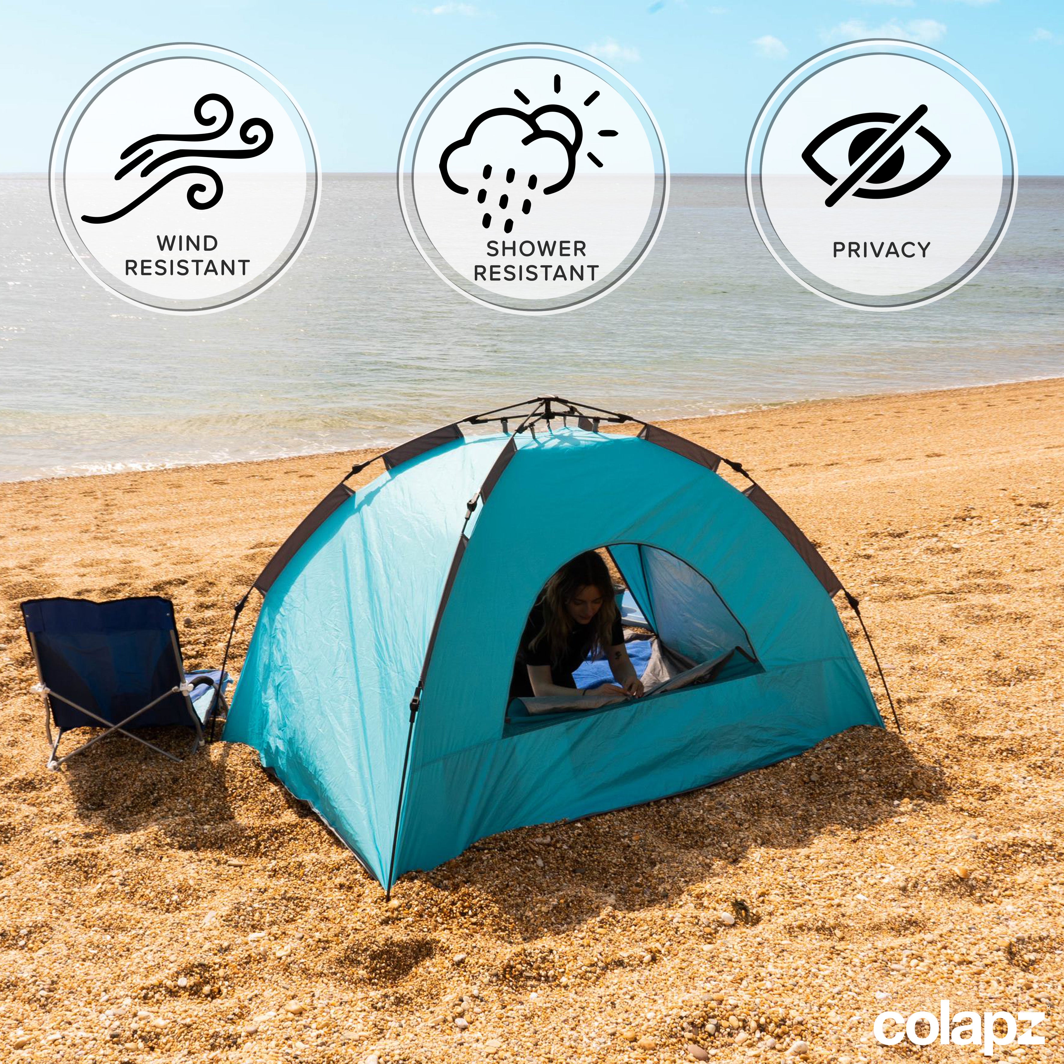 pop up beach tent uk Pop-up Beach Tent With SPF50+ Protection – Colapz